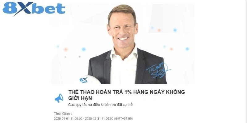 Tìm hiểu điều kiện tham gia 8xbet hoàn trả thể thao