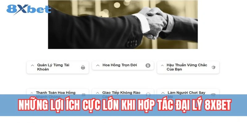 Đại Lý 8xbet - Khởi Đầu Hành Trình Làm Giàu Bền Vững 2 Hợp tác đại lý 8xbet mang đến nhiều quyền lợi hấp dẫn cho cộng tác viên